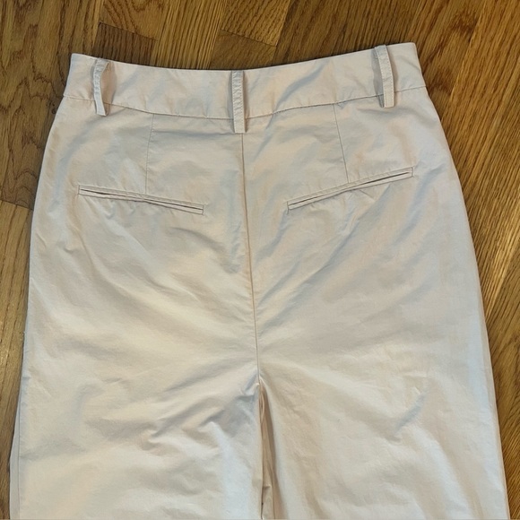 L’ACADEMIE REVOLVE Delphine Pant Blush Wide Leg Crop Khaki Women’s Size Small - Picture 6 of 16